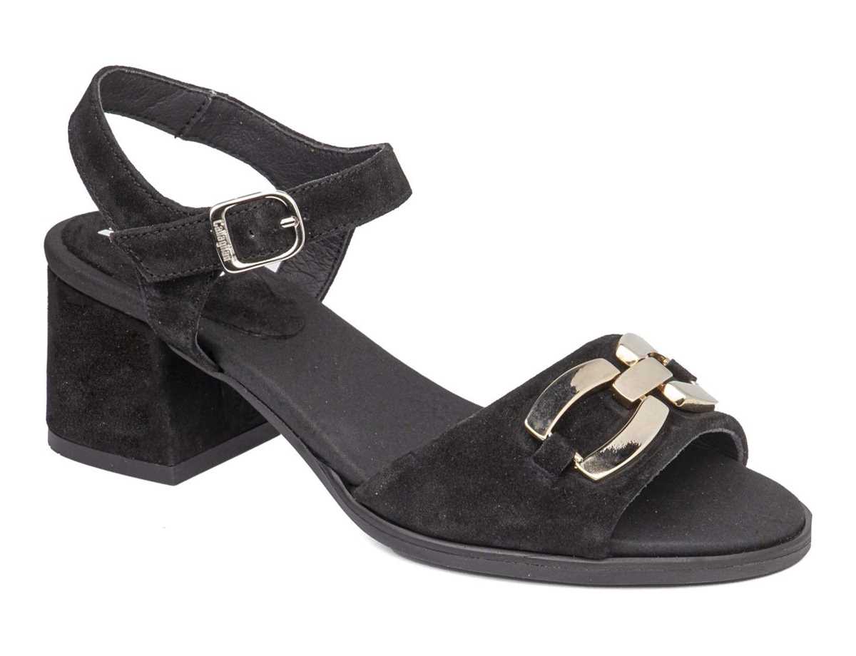 Callaghan 29210 Kibow Sandalen Absatz Damen Schwarz | ZJM2734FN