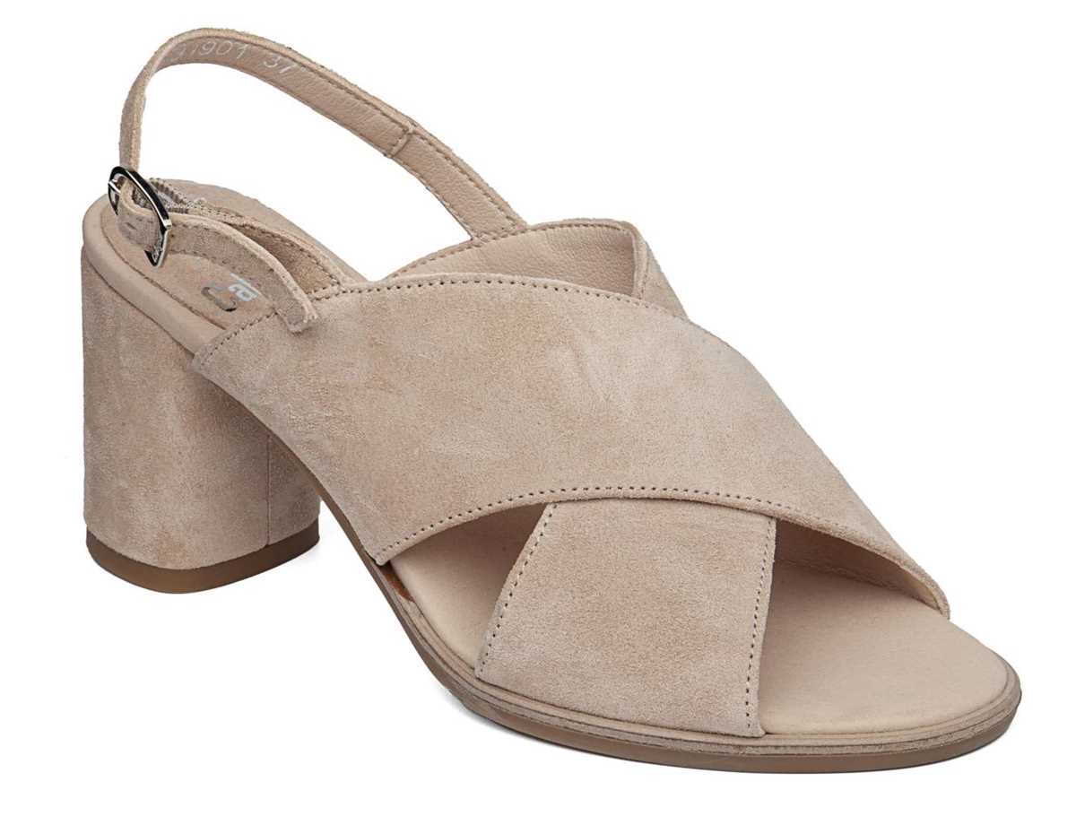 Callaghan 31901 Kanji Sandalen Absatz Damen Beige | SLO6960ZI