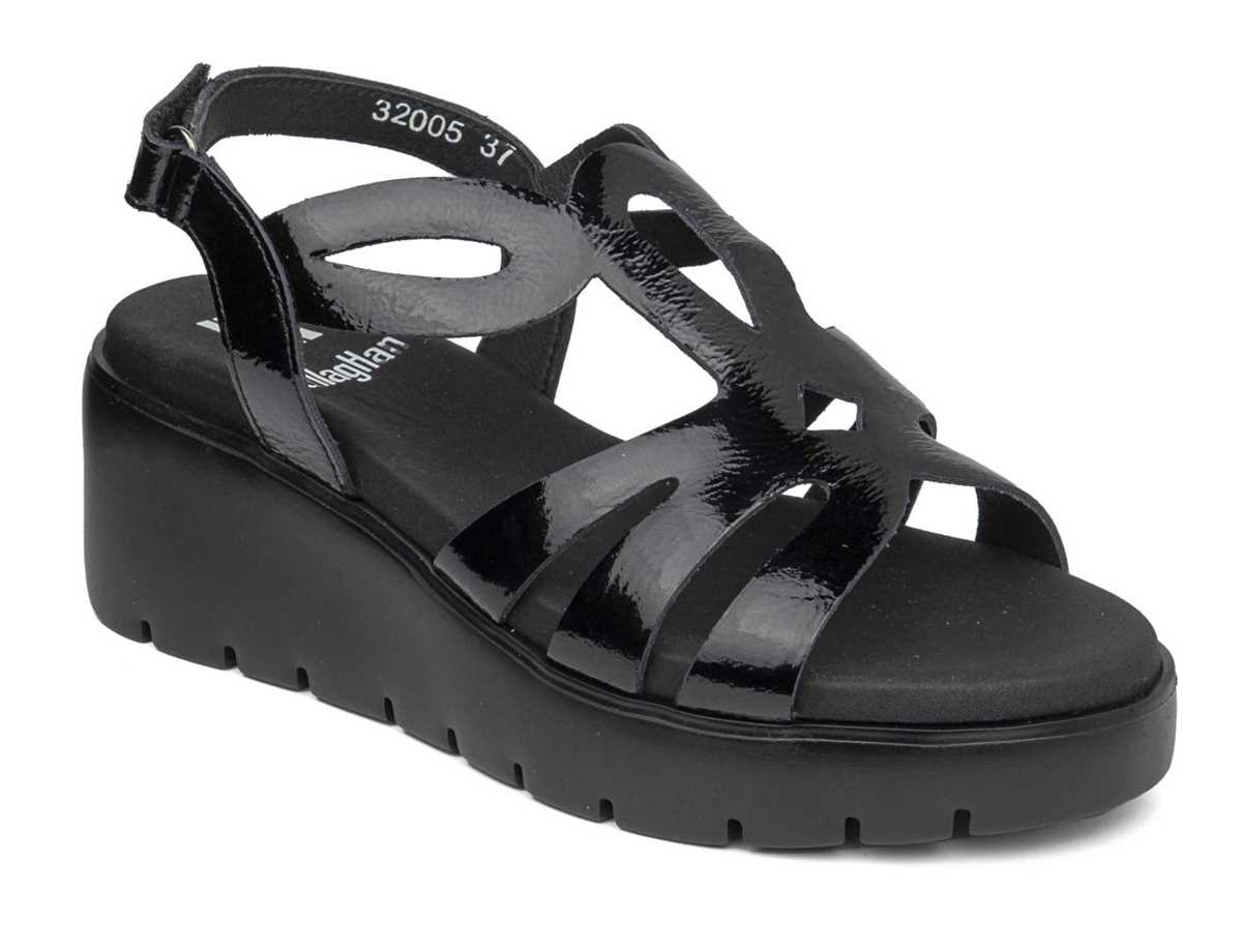 Callaghan 32005 Bera Plateau Sandalen Damen Schwarz | CRF2524OE