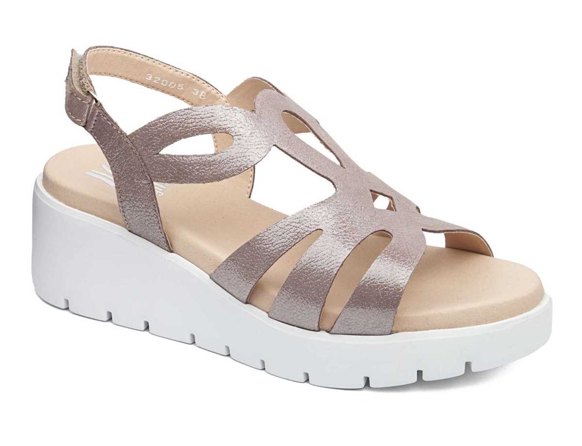 Callaghan 32005 Bera Plateau Sandalen Damen Beige | MUU6721KI