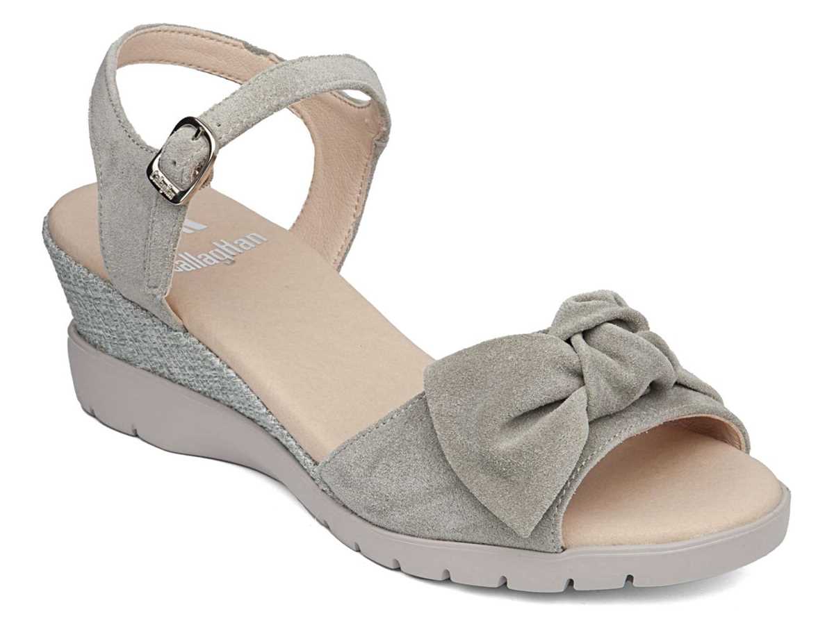 Callaghan 29115 Esperanza Keilabsatz Sandalen Damen Grün | NTH8744QI