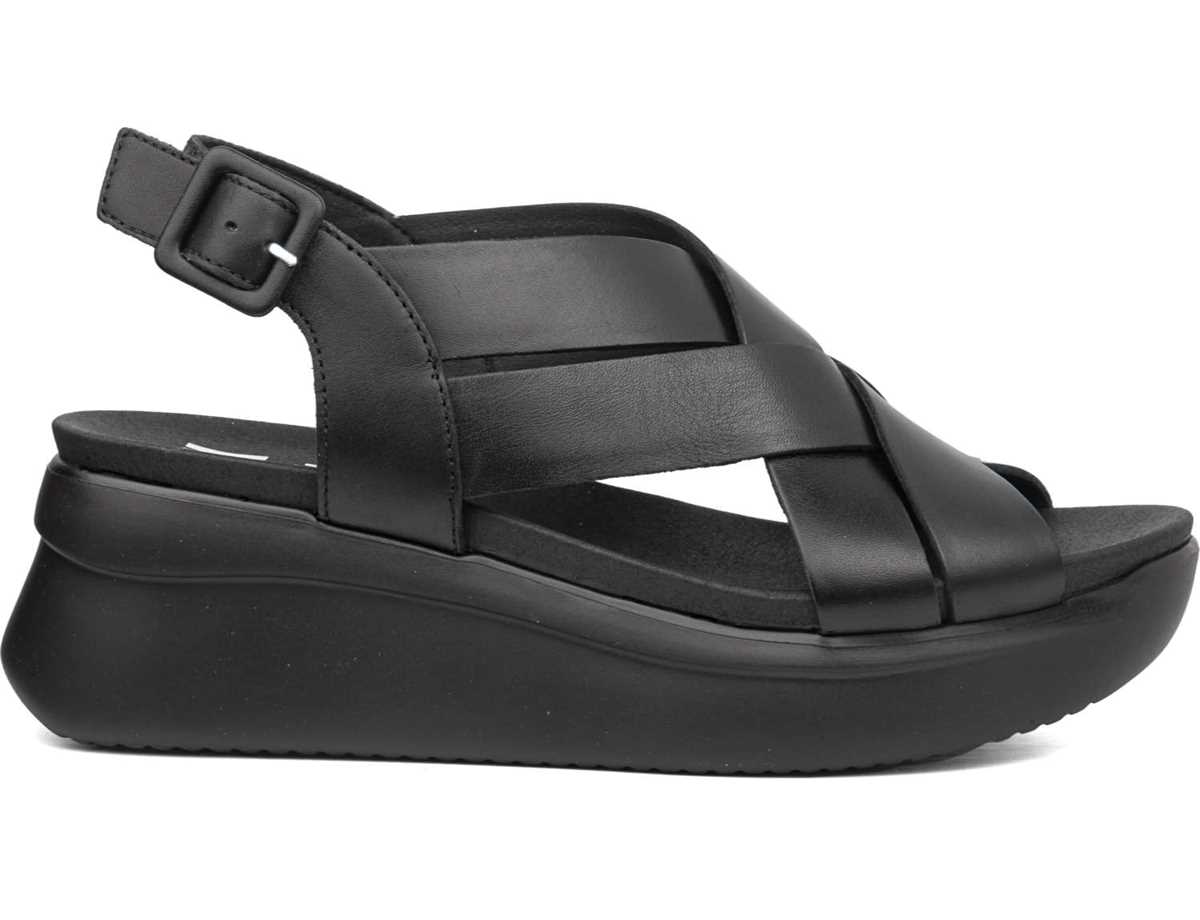 Callaghan 29902 Llana Plateau Sandalen Damen Schwarz | UDM1224ZG