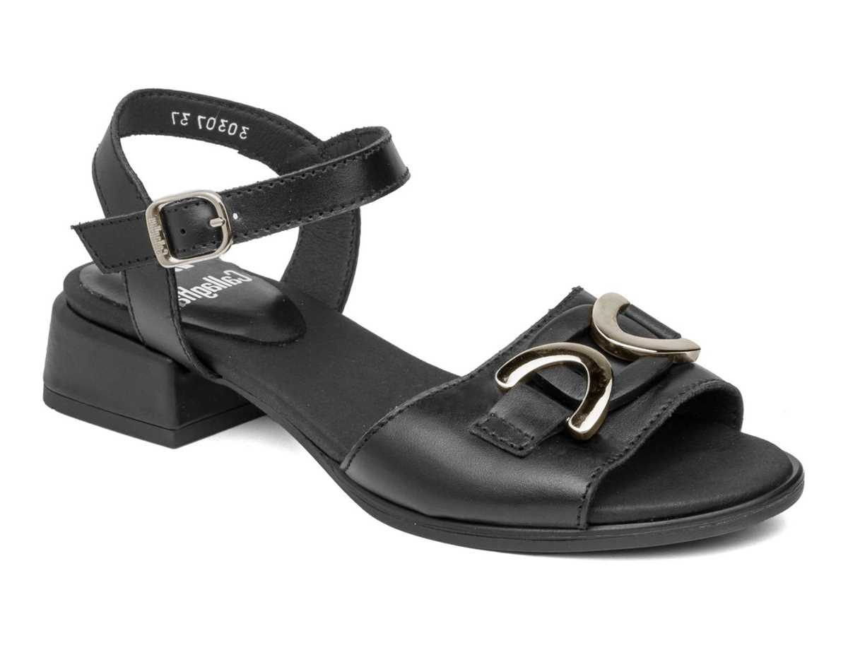 Callaghan 30307 Luna Sandalen Absatz Damen Schwarz | RTL7546HS