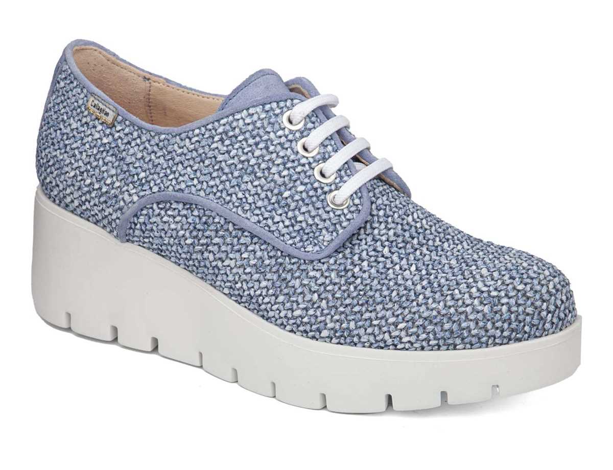 Callaghan 32101 Amal Plateau Sneakers Damen Blau | NUL492IW