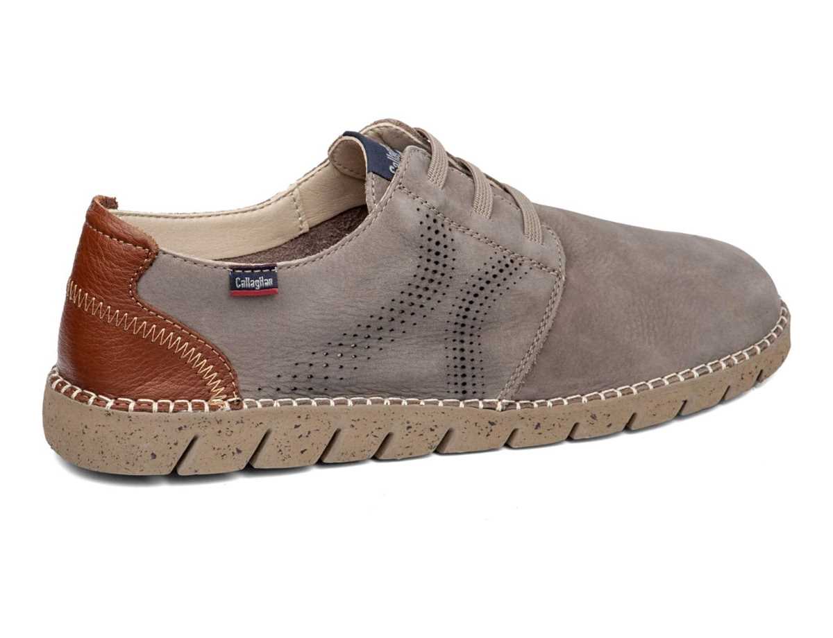 Callaghan 43200 Viz Schnürschuhe Herren Beige Braun | GJB4211VM