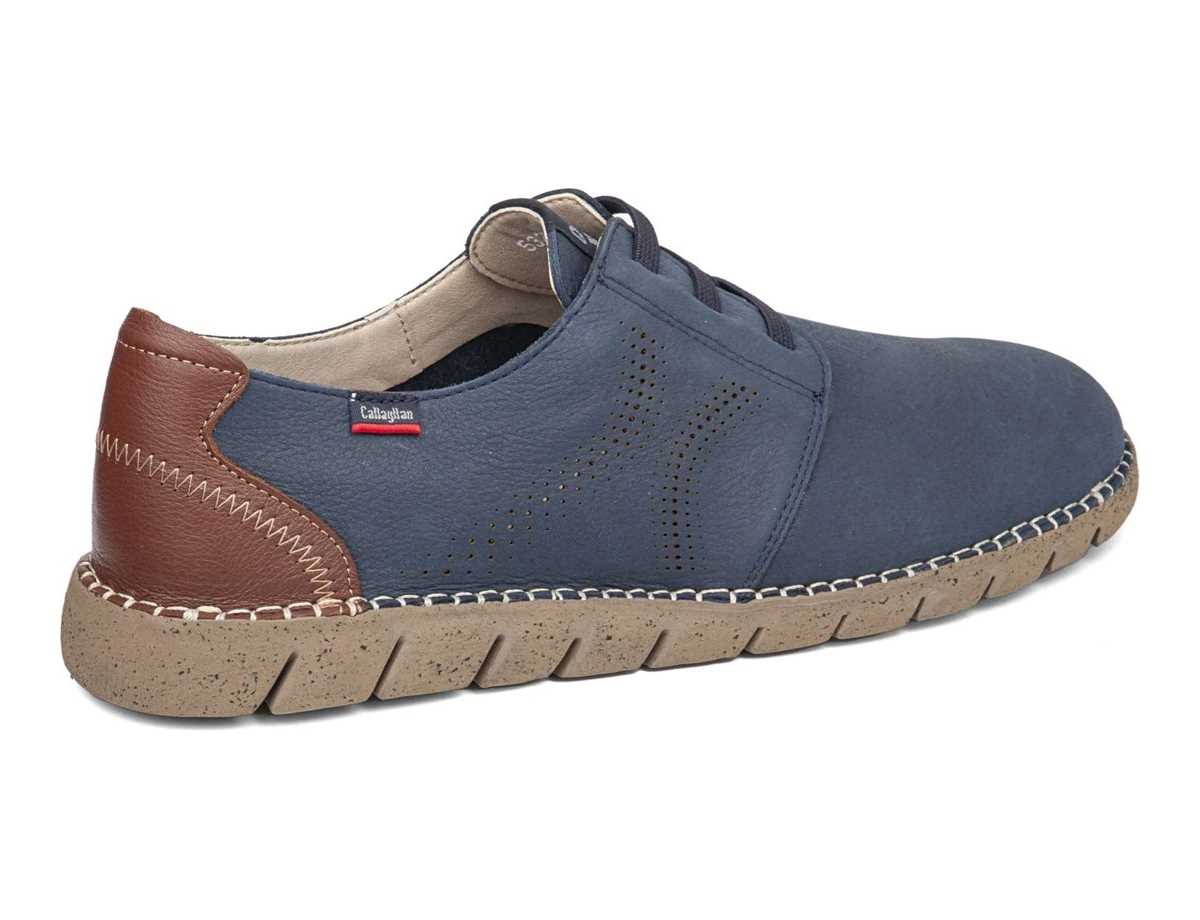 Callaghan 43200 Viz Schnürschuhe Herren Blau Braun | VTX2326RK