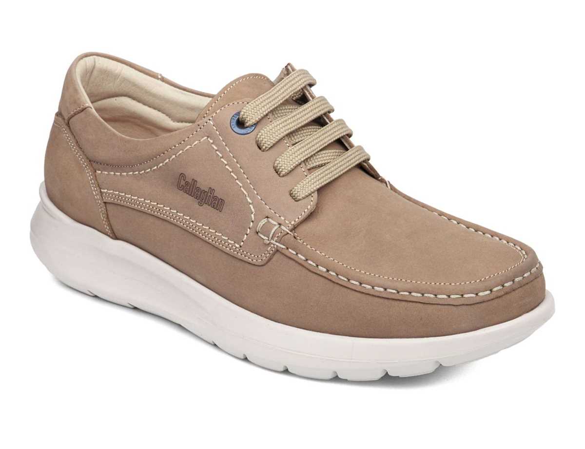 Callaghan 45700 Wasser Sin Aguj Schnürschuhe Herren Beige | BYC7777UP