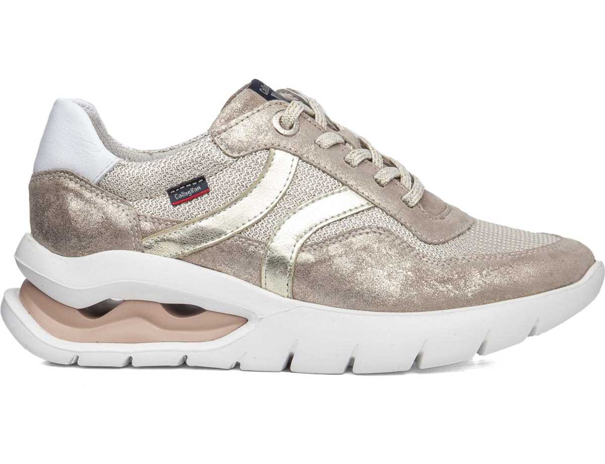 Callaghan 45812 Aria Sneakers Damen Weiß Gold Beige | ACG8422WL