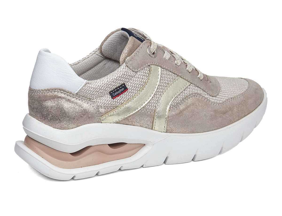 Callaghan 45812 Aria Sneakers Damen Weiß Gold Beige | ACG8422WL