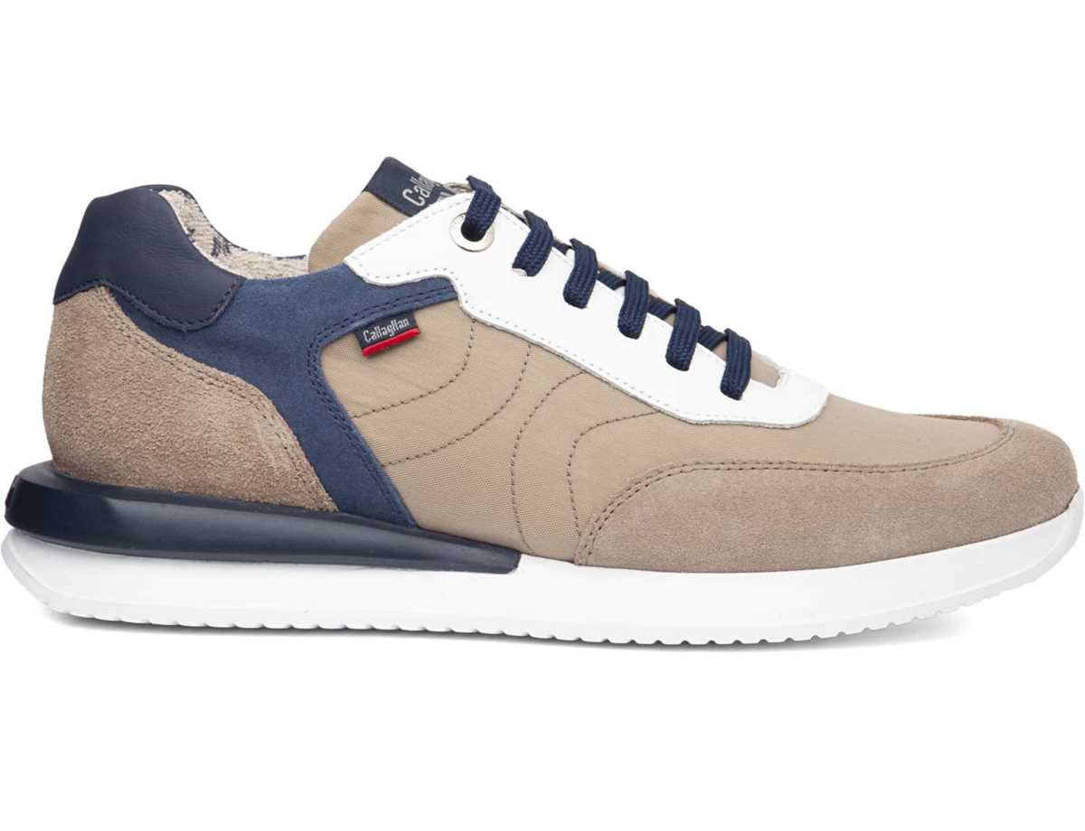 Callaghan 51100 Moses Sneakers Herren Beige Blau | PKW6736WL