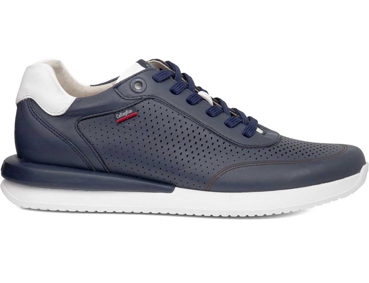 Callaghan 51106 Moses Sneakers Herren Blau Weiß | PON4442YR