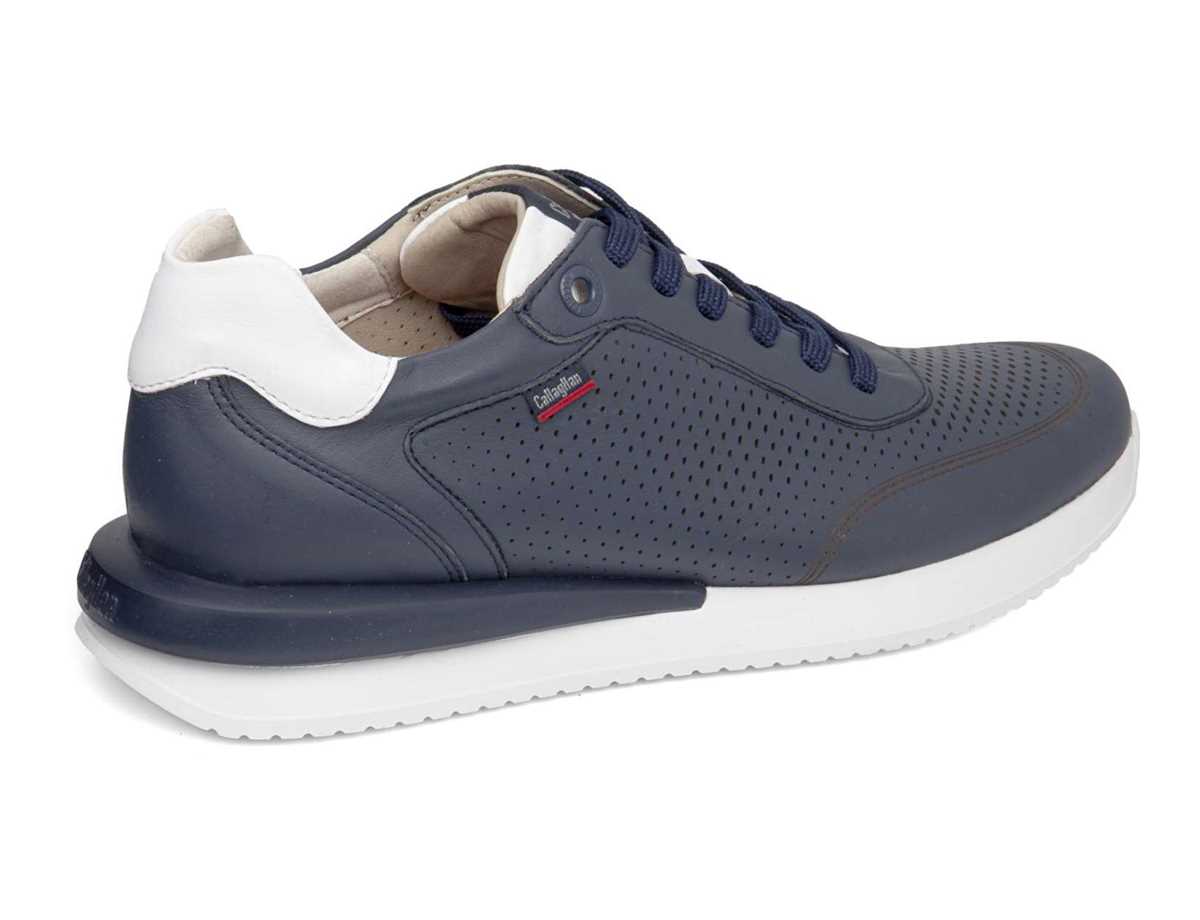 Callaghan 51106 Moses Sneakers Herren Blau Weiß | PON4442YR