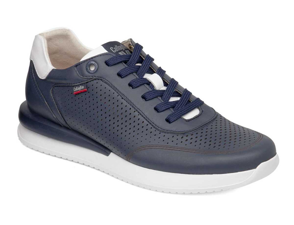 Callaghan 51106 Moses Sneakers Herren Blau Weiß | PON4442YR