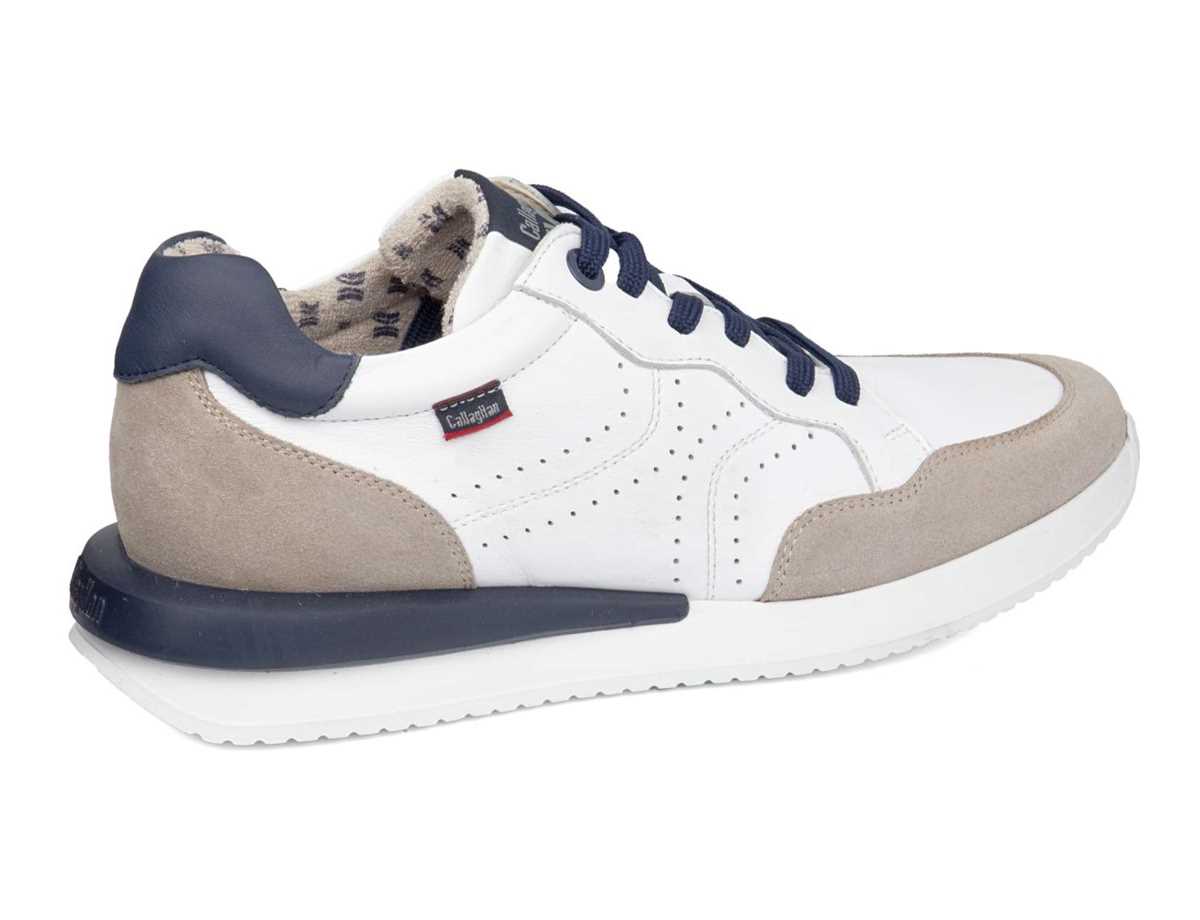 Callaghan 51107 Moses Sneakers Herren Weiß Beige Blau | WHH3775GV