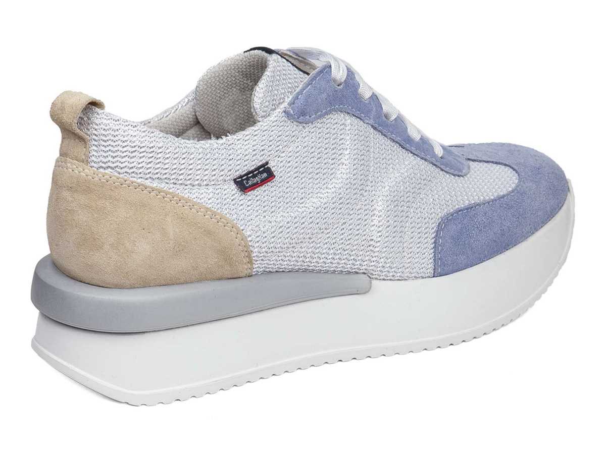 Callaghan 51200 Dina Sneakers Damen Blau Weiß Beige | IJF6250DQ