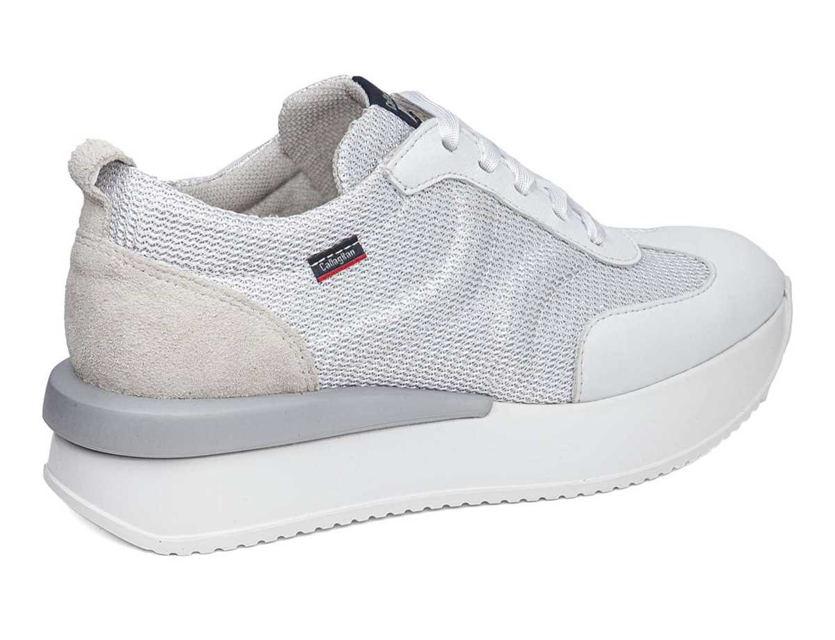 Callaghan 51200 Dina Sneakers Damen Weiß Silber | PJO9680DU