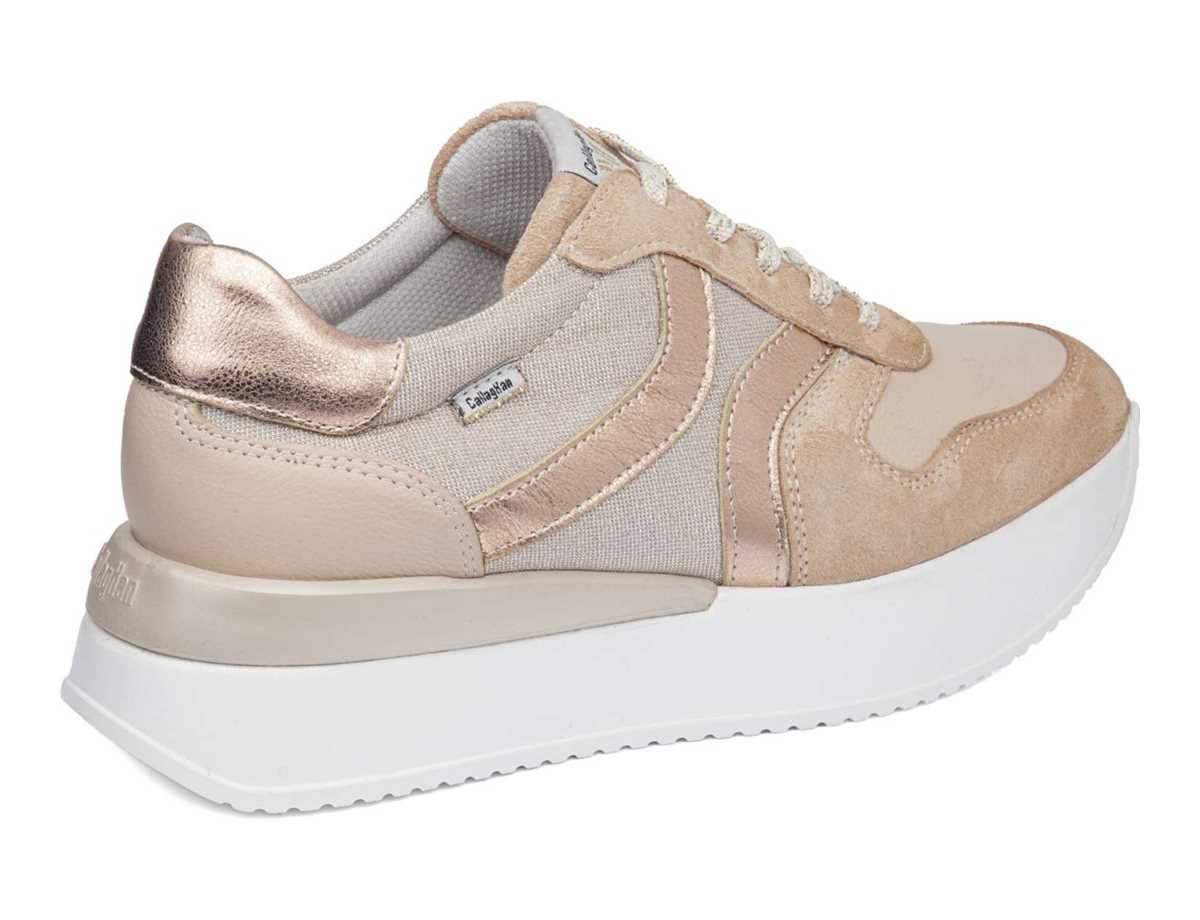 Callaghan 51204 Dina Sneakers Damen Rosa Beige Gold | LME7014RF