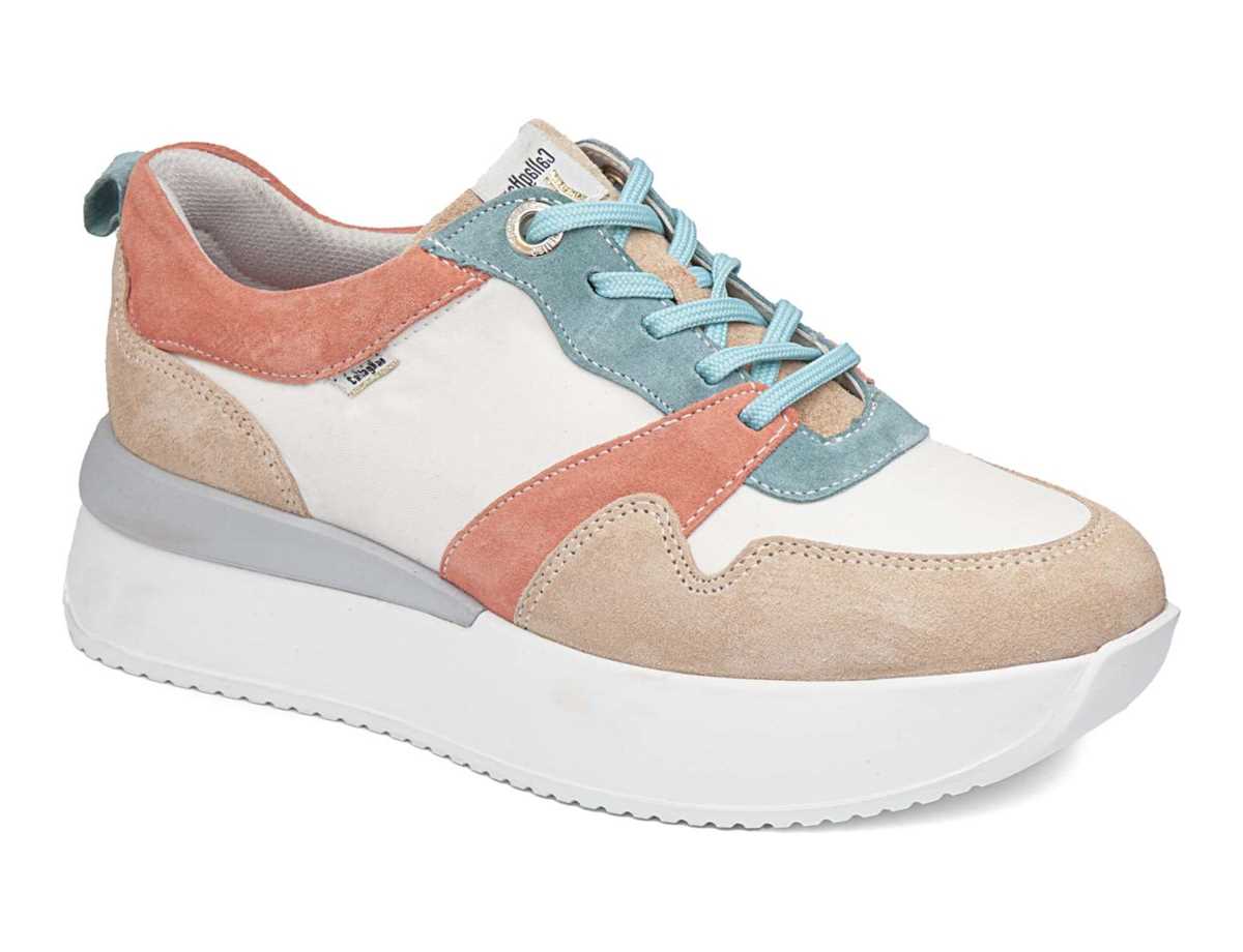 Callaghan 51206 Dina Sneakers Damen Rosa Weiß Beige | OLO1375PK