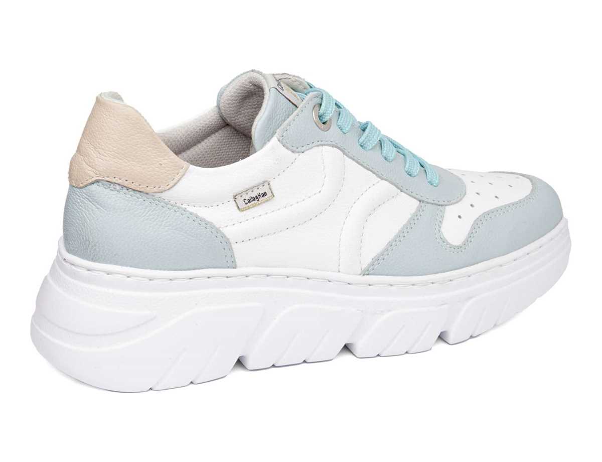 Callaghan 51806 Baccara Plateau Sneakers Damen Blau Weiß Rosa | UJZ2622BF