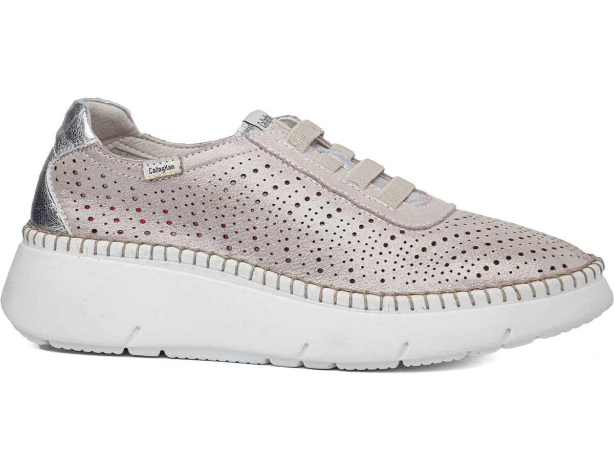 Callaghan 53600 Circular Sra. Plateau Sneakers Damen Rosa Silber | UAT7428HM