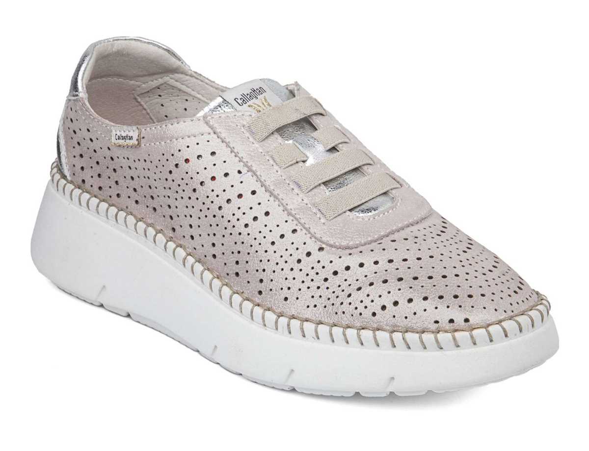 Callaghan 53600 Circular Sra. Plateau Sneakers Damen Rosa Silber | UAT7428HM