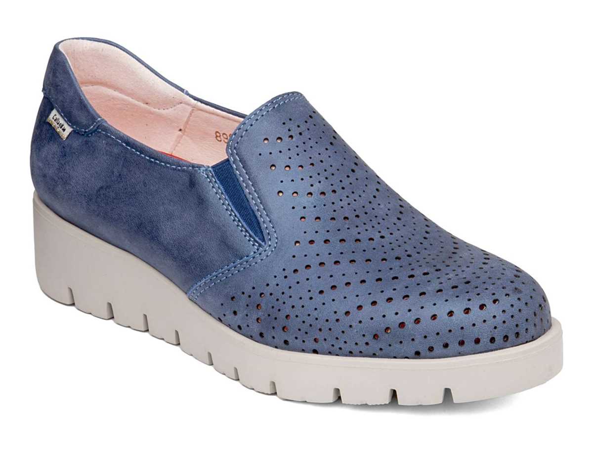 Callaghan 89892 Haman Plateauschuhe Damen Blau | EST3281CD