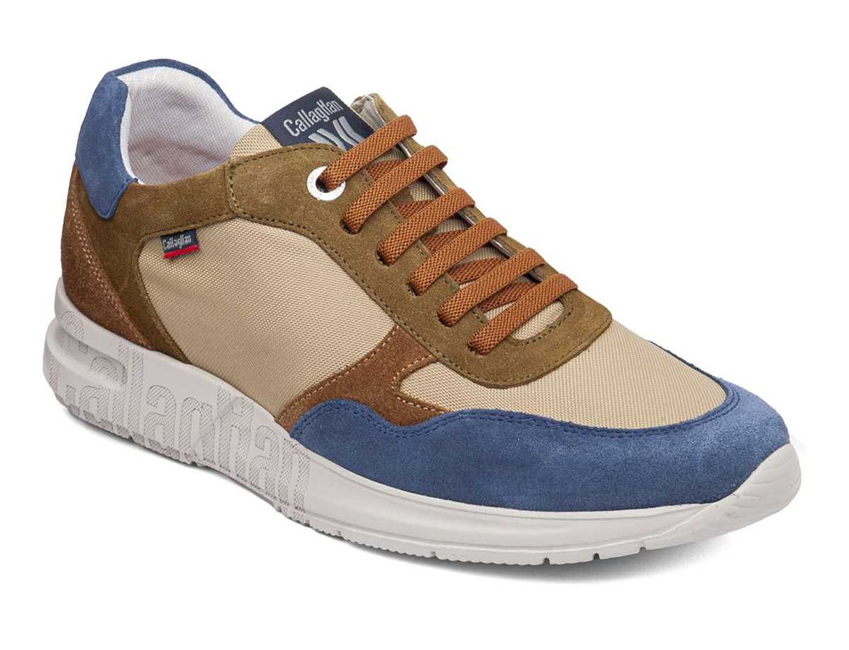 Callaghan 91324 Goliat S.I.Lase Sneakers Herren Blau Beige Grün | ERS6034HL